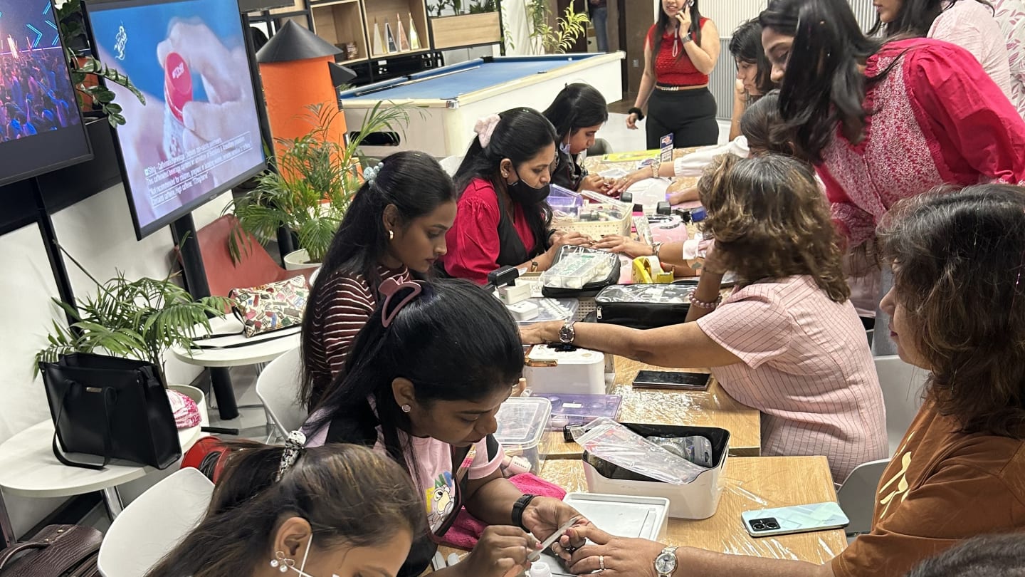 Women of VML India celebrating International Women’s Day 2026 at the Mumbai office.