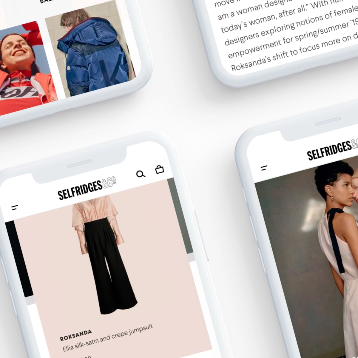Selfridges UK screenshot