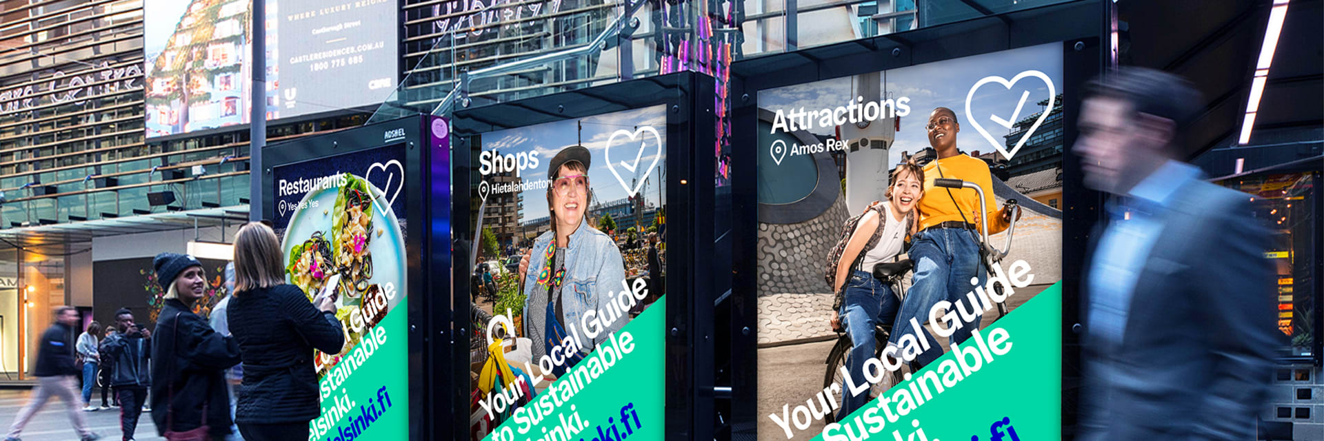 HERO myhelsinki thinksustainably adshels