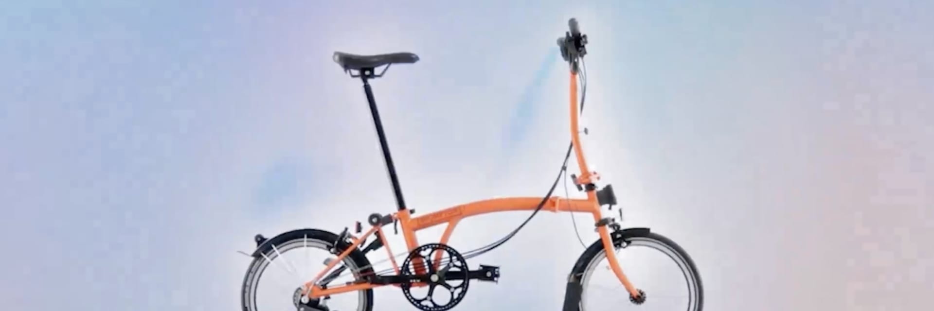 Bike on Pink and Purple Screen