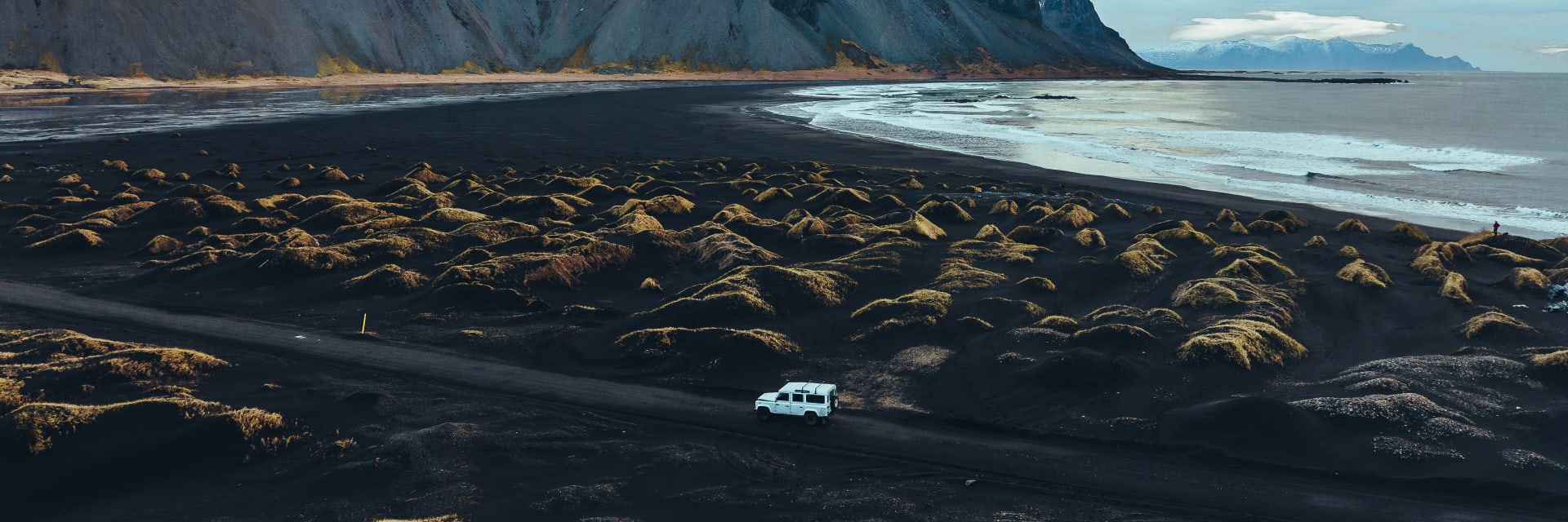 South Iceland black sand road Photo With Luke
