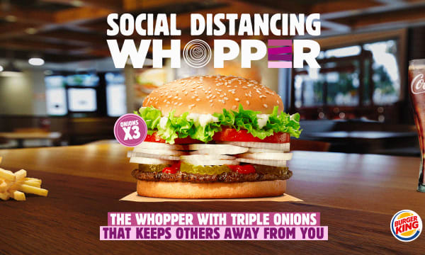 The Social Distancing Whopper