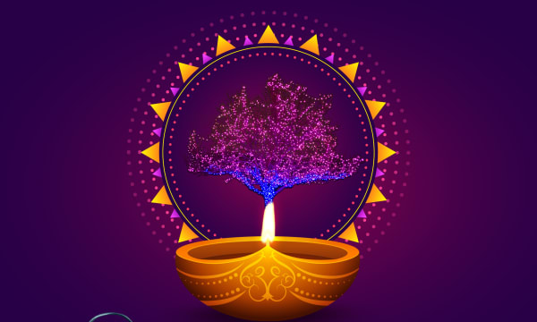 Creative - Light a diya for someone