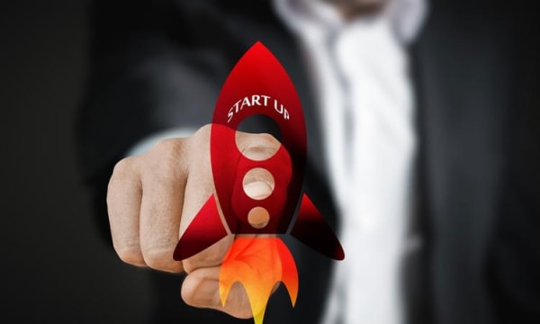 Rocket with start up