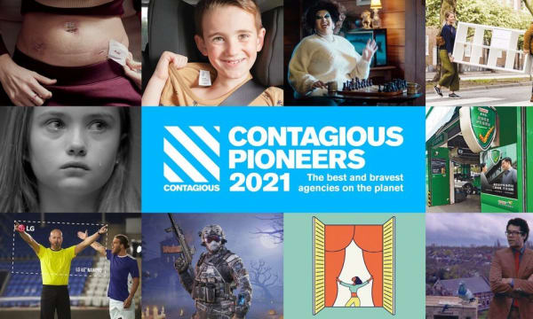Contagious Pioneers 2021 hero visual