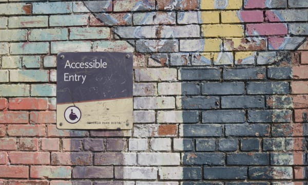 Accessibility / Graffiti wall
