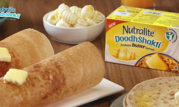 Product shot of Nutralite DoodhShakti Probiotic Butter Spread