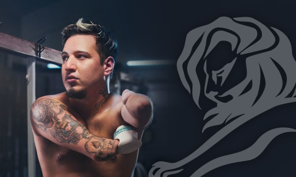 Cannes Lions Grand Prix logo and Rexona Degree deodorant user