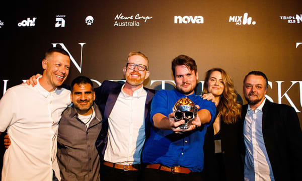 WT TEAM HOLDING AWARD AT PADC AWARDS