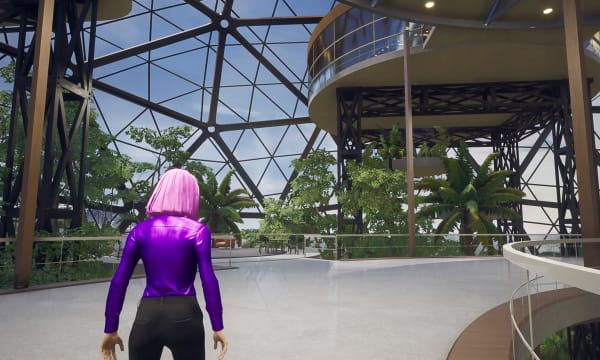 Metaverse purple