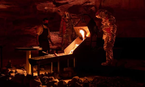 Dining in lava