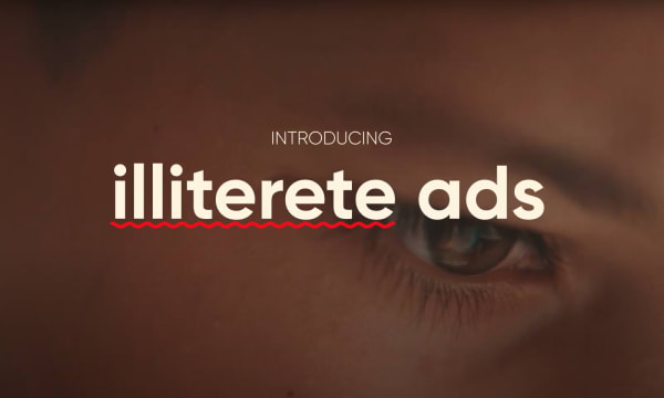 Illiterate Ads