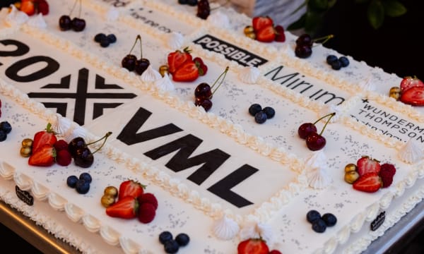 20th anniversary cake VML Enterprise Solutions PL