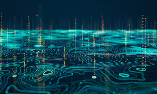 Living Journey Maps Image Showing Abstract Portrayal Of Data Mapping
