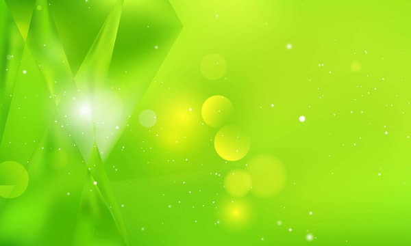 Green futuristic illustration