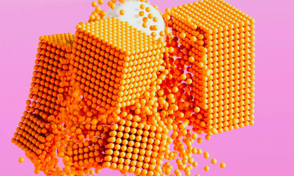 Vibrant illustration of consumer goods