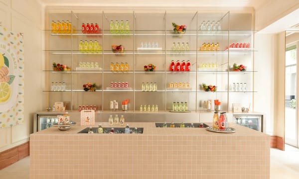 Diptyque introduced a Water Counter at its London Maison on New Bond Street. Courtesy of Diptyque