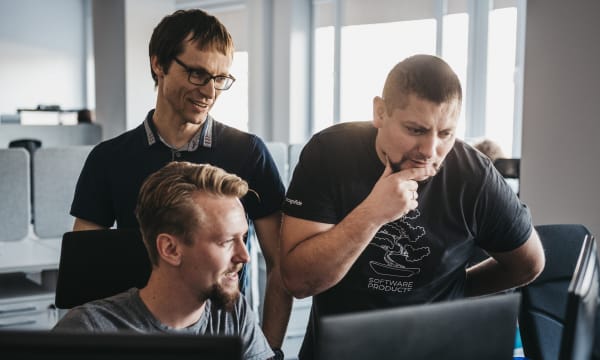 Colleagues of the Wunderman Thompson Technology team