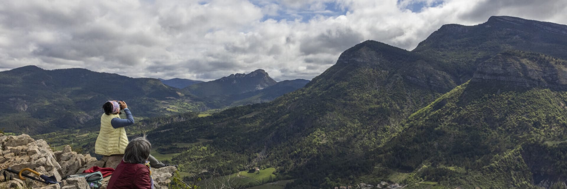 Birdwatching in the Dauphine Alps. Courtesy of Emmanuel Rondeau