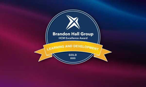 Brandon Hall Group Recognition Hero