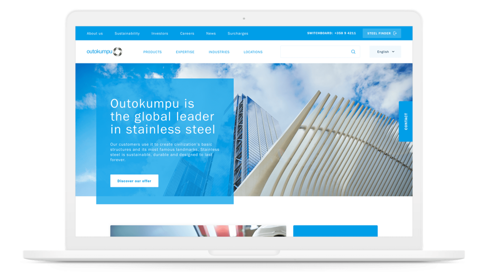 01 Outokumpu Homepage