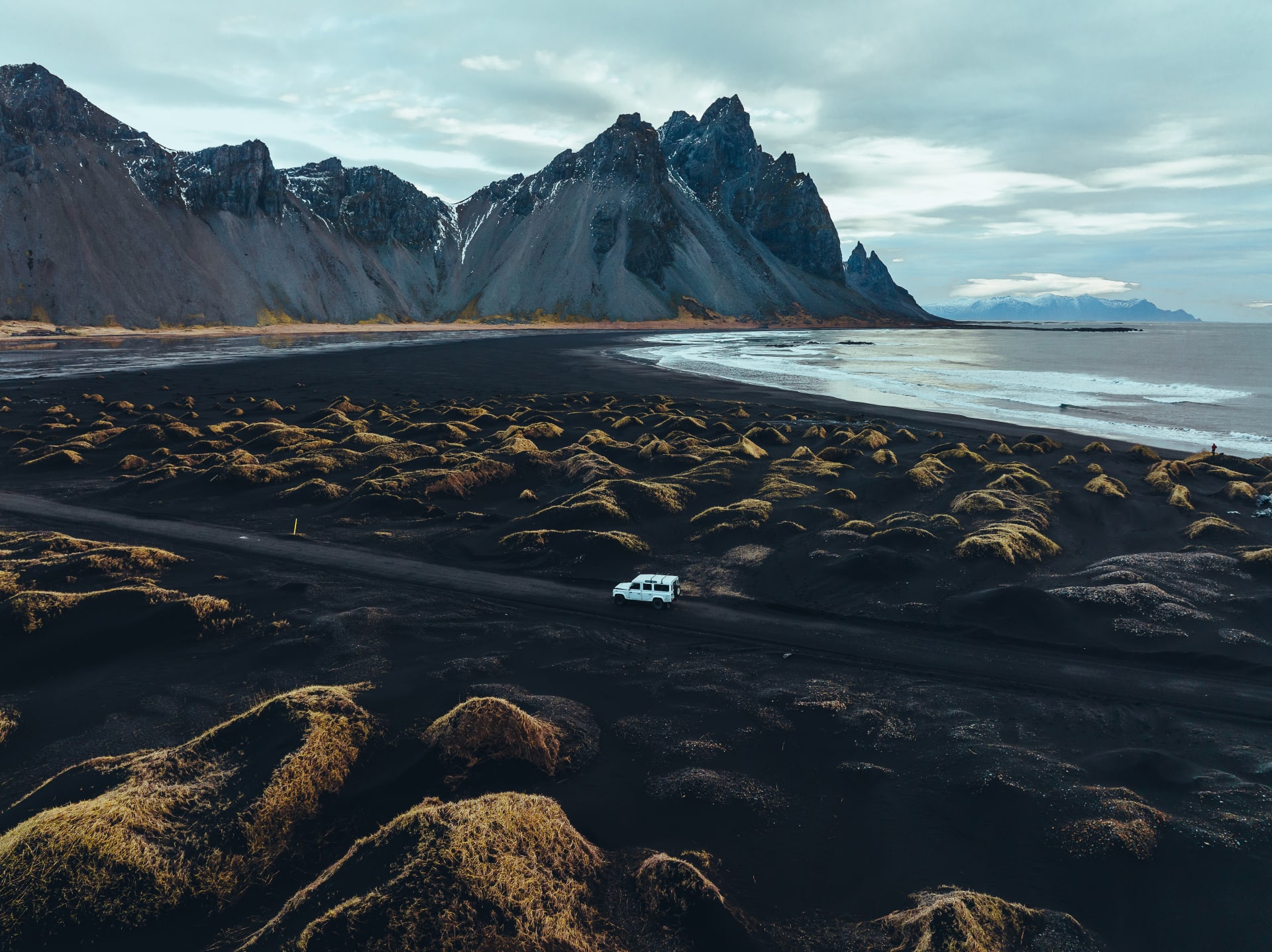 South Iceland black sand road Photo With Luke