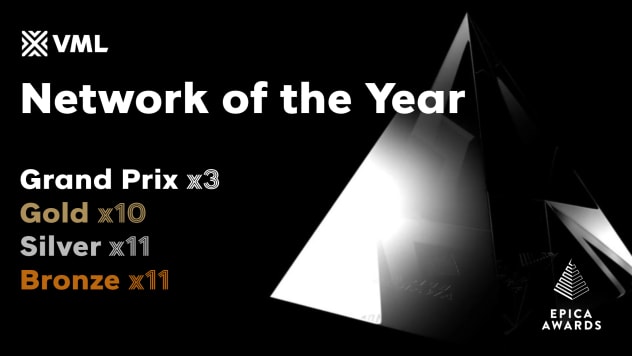 VML Named Network of the Year at the 2024 Epica Awards