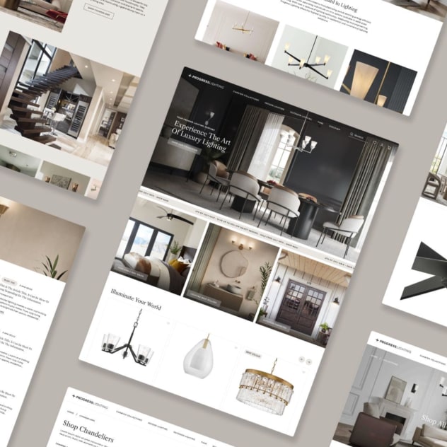 Shopify Progress Lighting commerce 2
