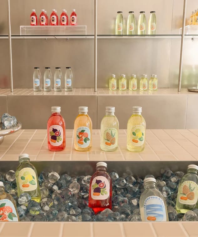 Diptyque introduced a Water Counter at its London Maison on New Bond Street. Courtesy of Diptyque