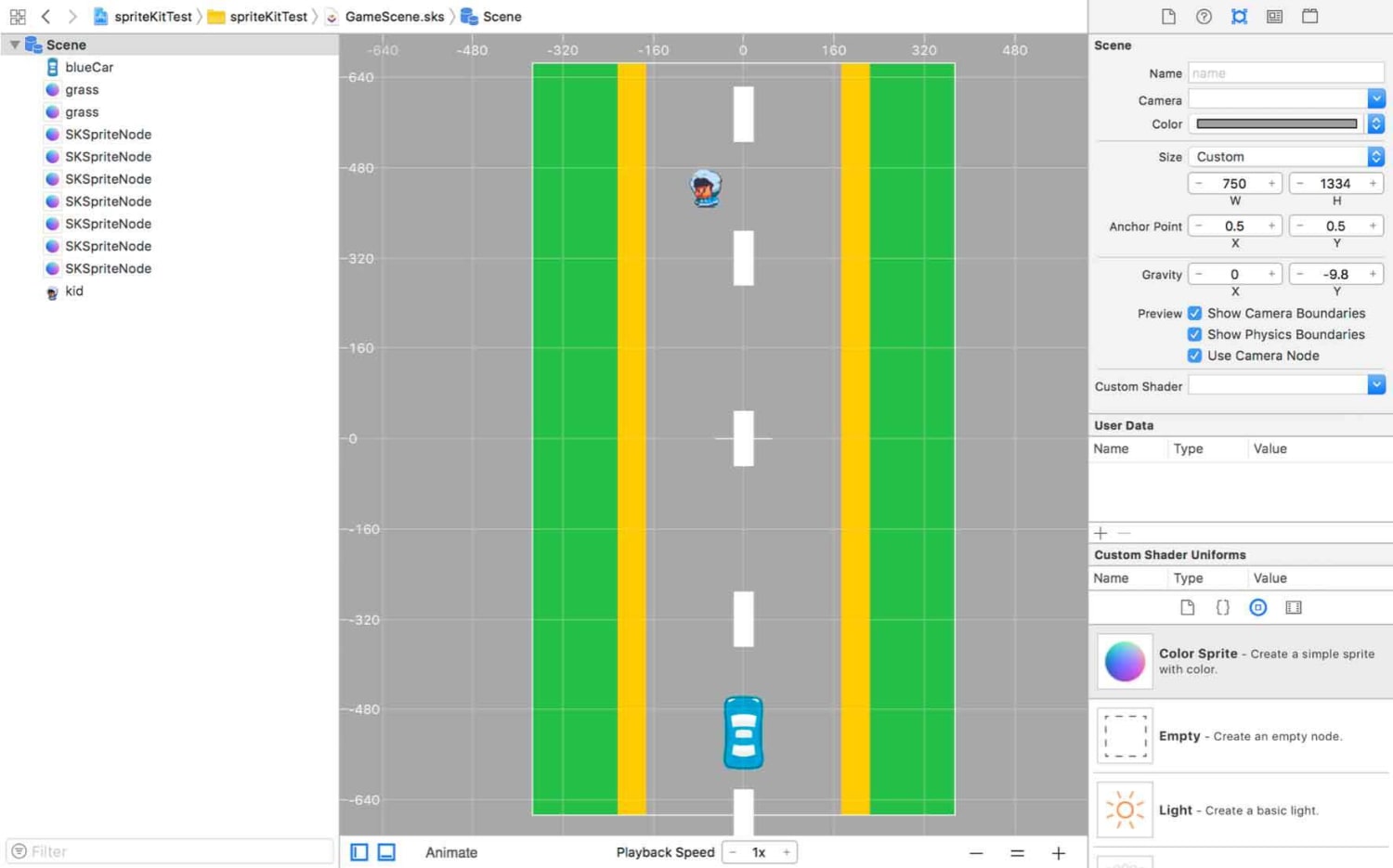 Apps INSIGHTS Sprite Kit4