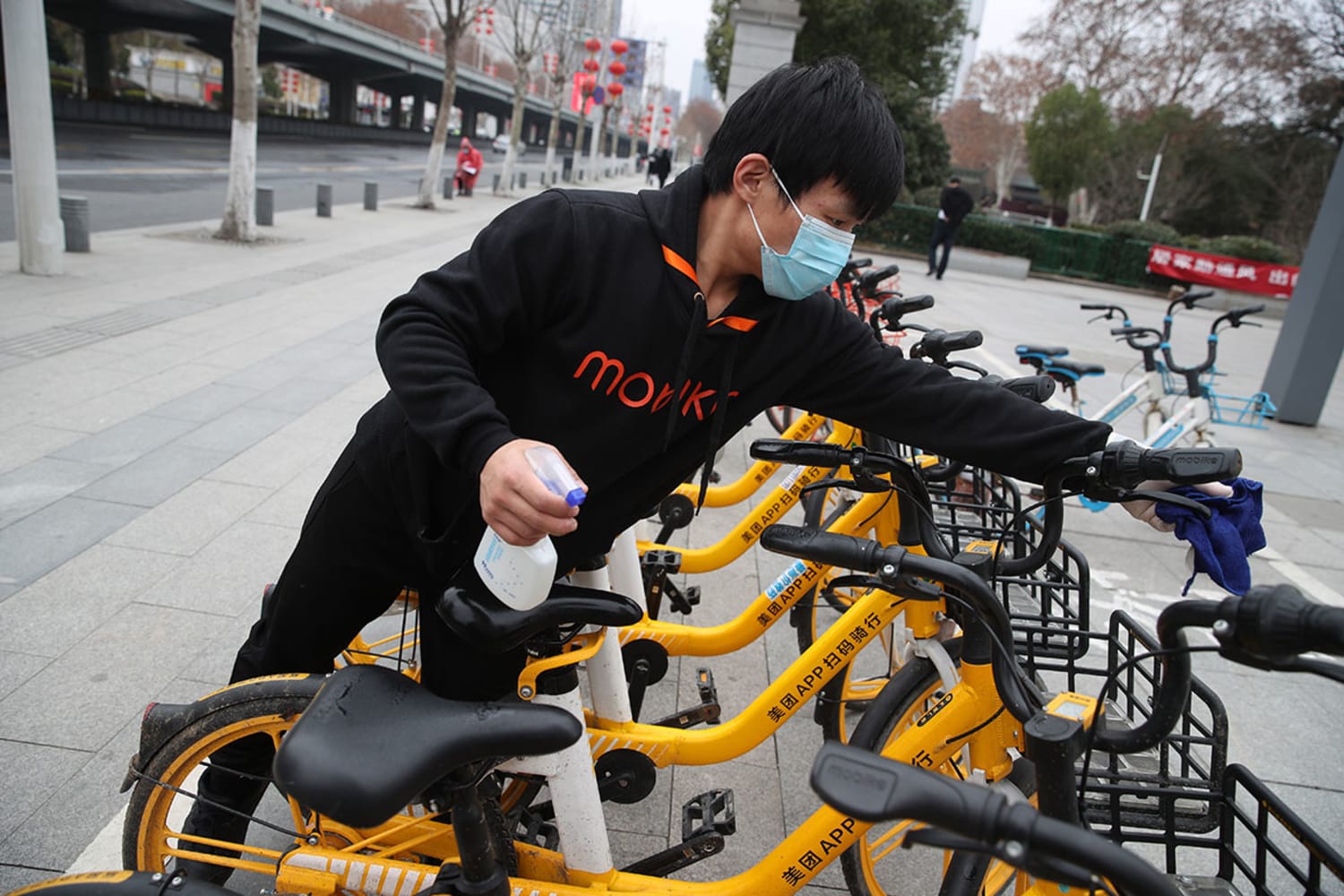 WEB Meituan Bikes disinfection