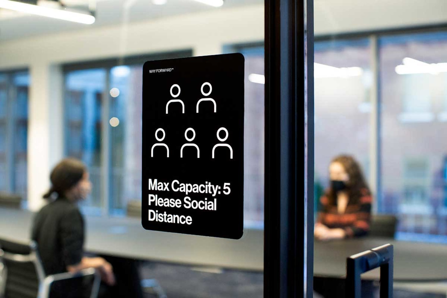 WEB Way Forward Signage Meeting Room Max Capacity