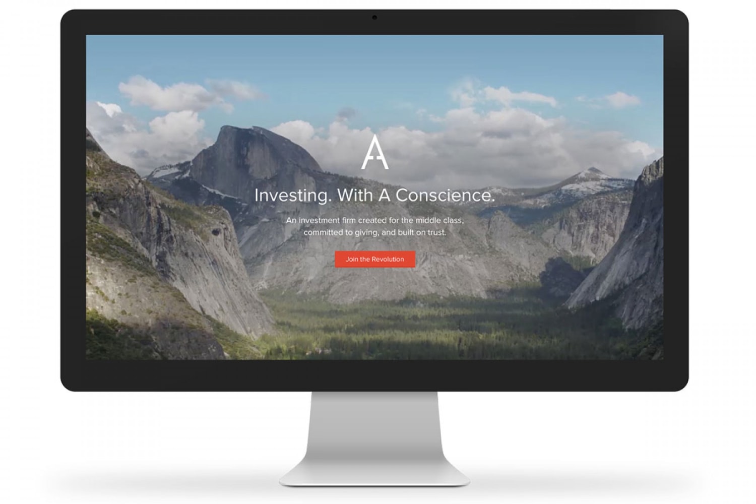 WEB landing display
