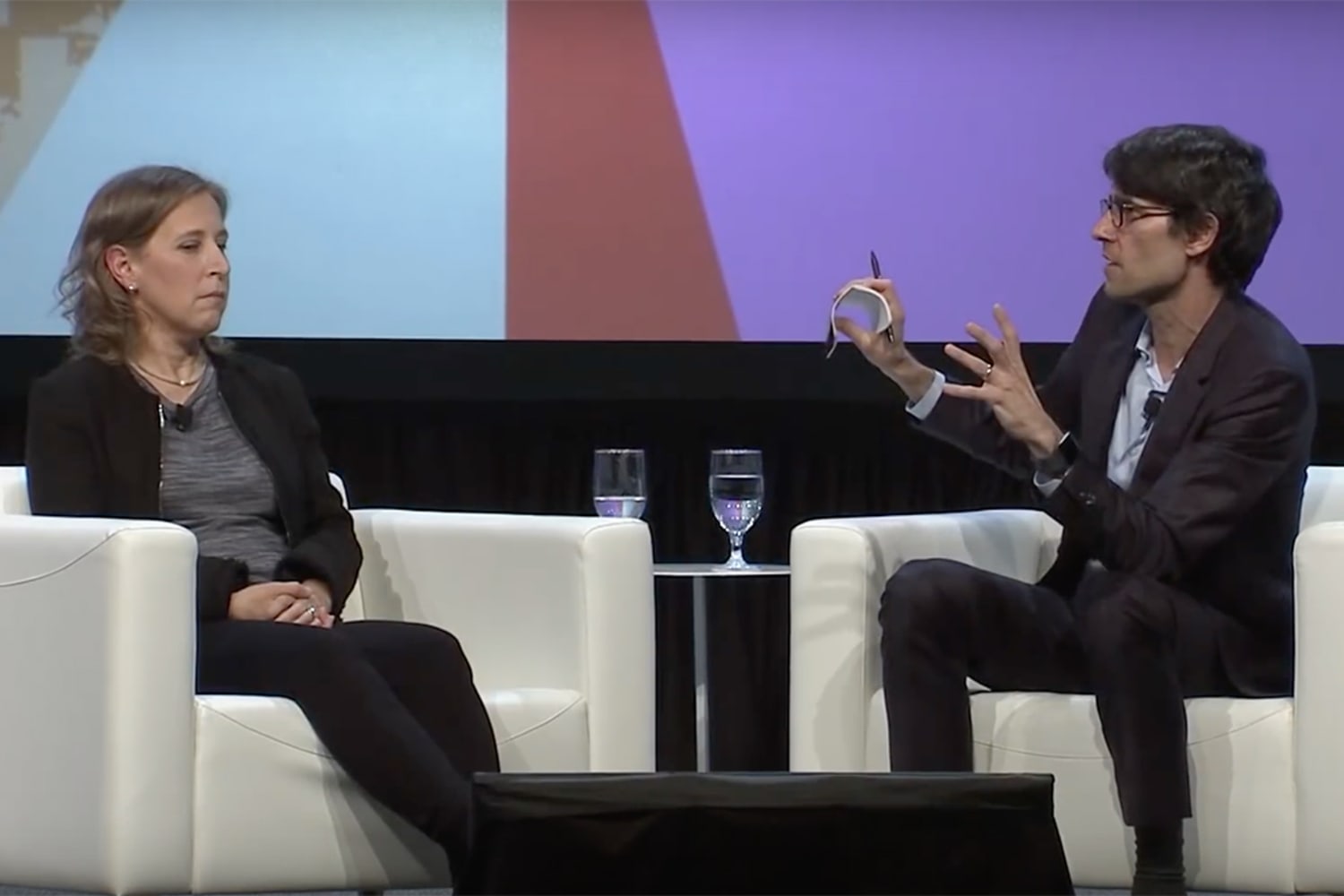 Susan Wojcicki and Nicholas Thompson at SXSW