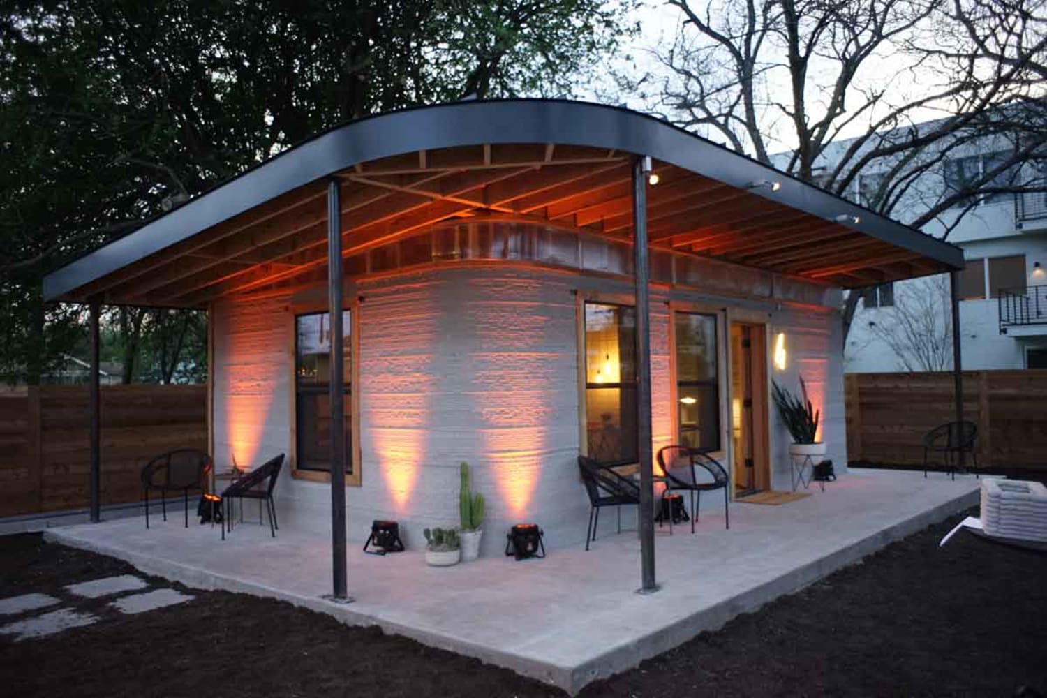 WEB First Permitted 3 D Printed Home US