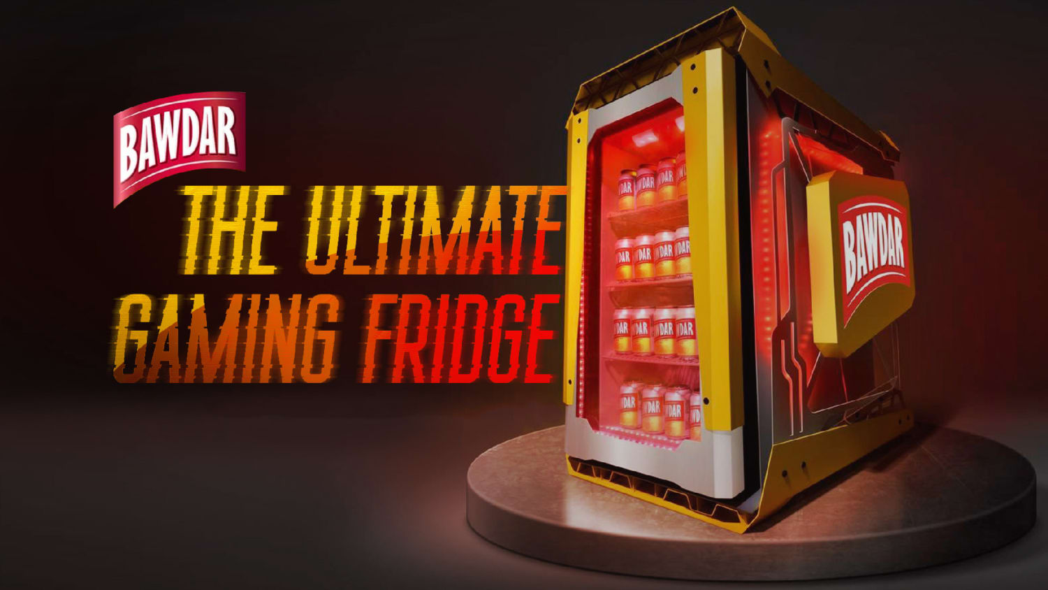 BAWDAR Ultimate Gaming Fridge Comms Art