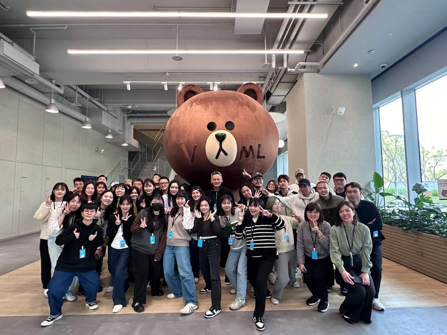 Group photo Line training