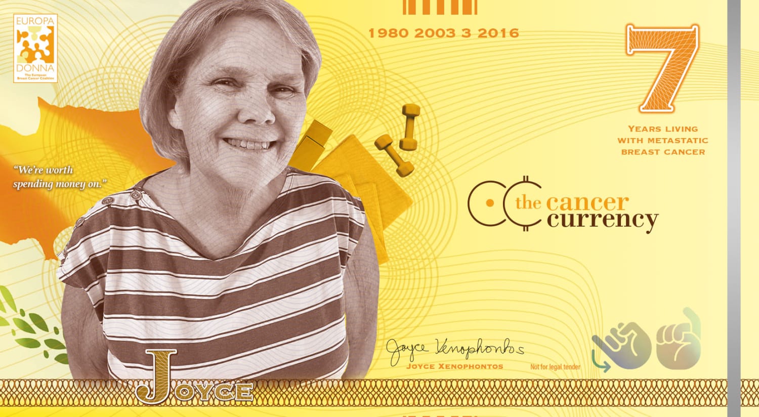 Europa Donna Cancer Currency Joyce