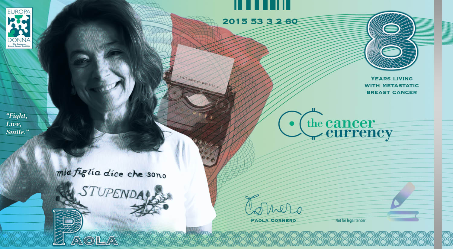 Europa Donna Cancer Currency Paola