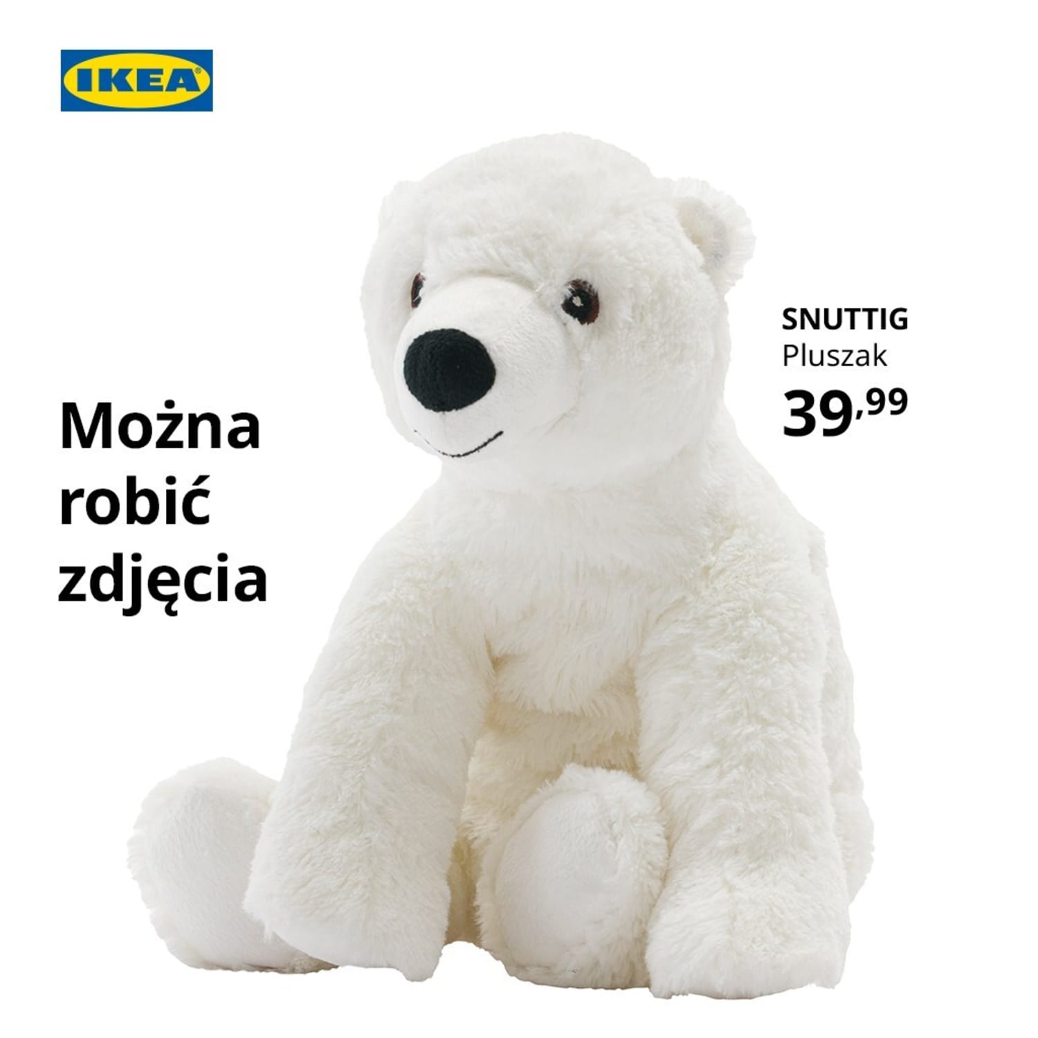 IKEA SNUTTIG bear RTM
