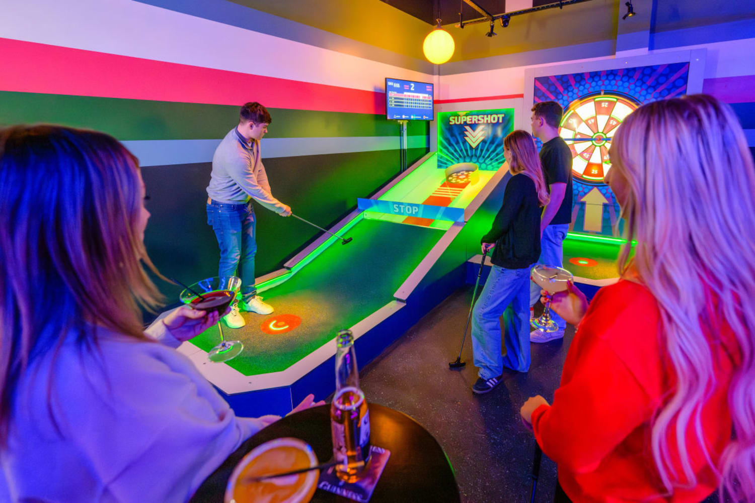 Super Social Hi Tech craxy golf