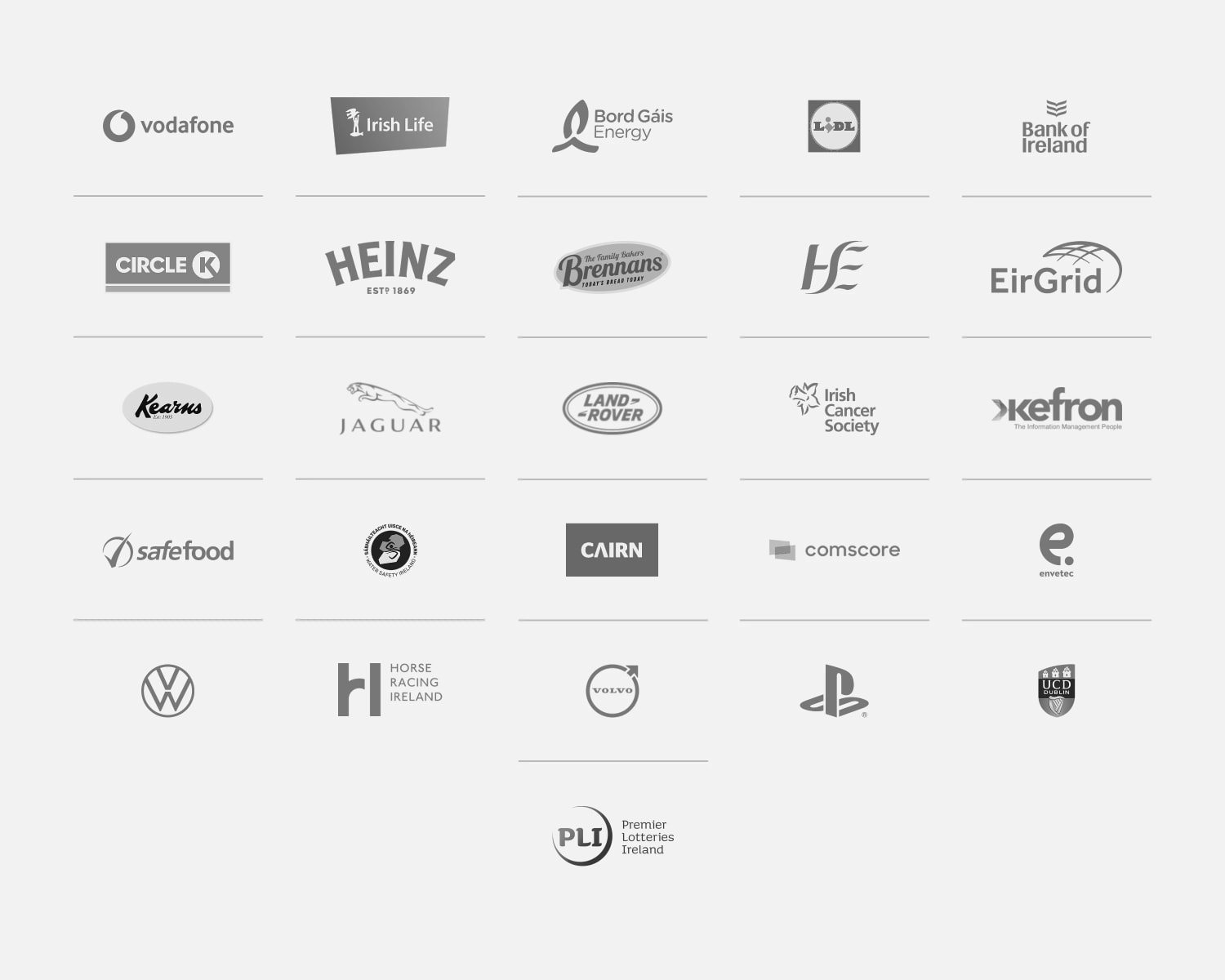 Folk VML Client Logo Grid