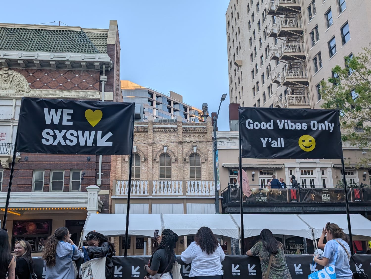 SXSW outdoor street scene