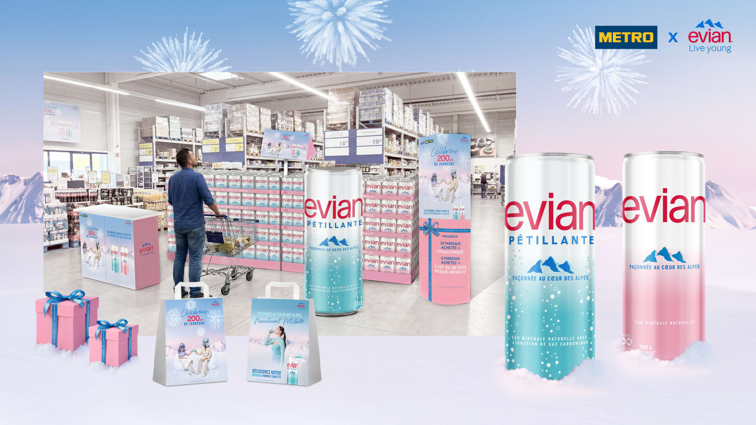 evian 200 ans metro