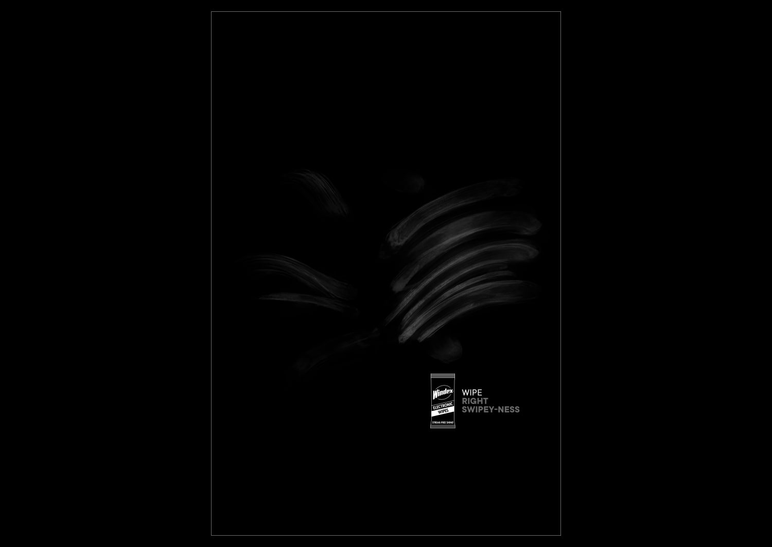 Phone screen displaying smudges