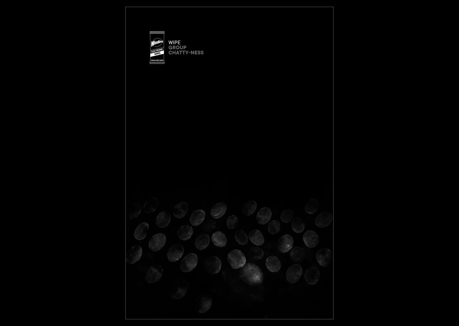 Phone screen displaying smudges