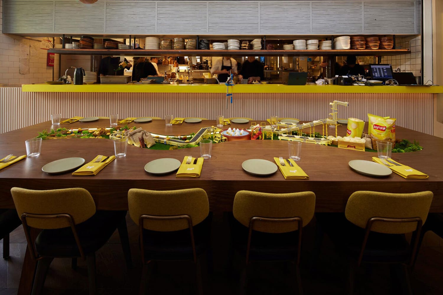 Lay’s has opened its first Lay’s Potato Restaurant in Shanghai’s Xintiandi. Courtesy of Lay’s