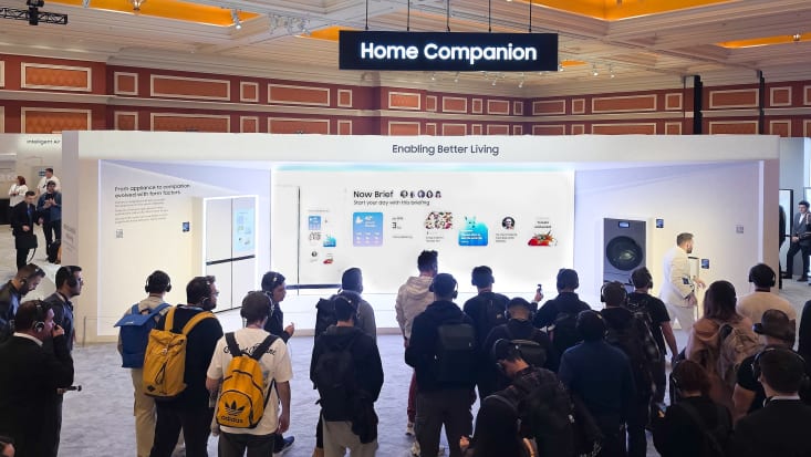 02 Samsung home companion zone at CES 2026