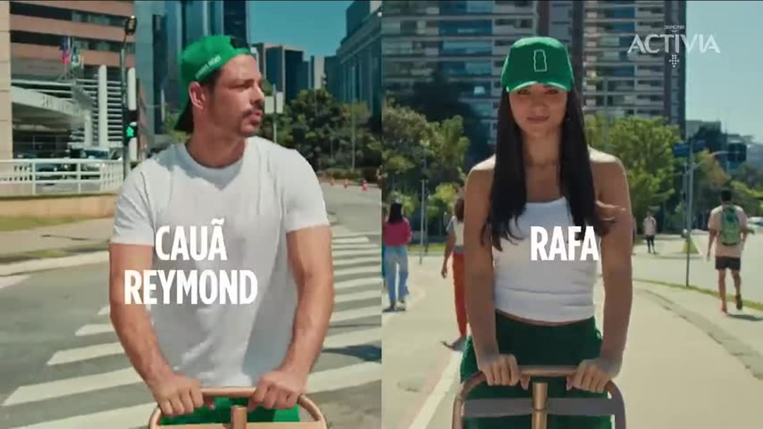 Caua reymond e rafa kalimann activia leite fermentado