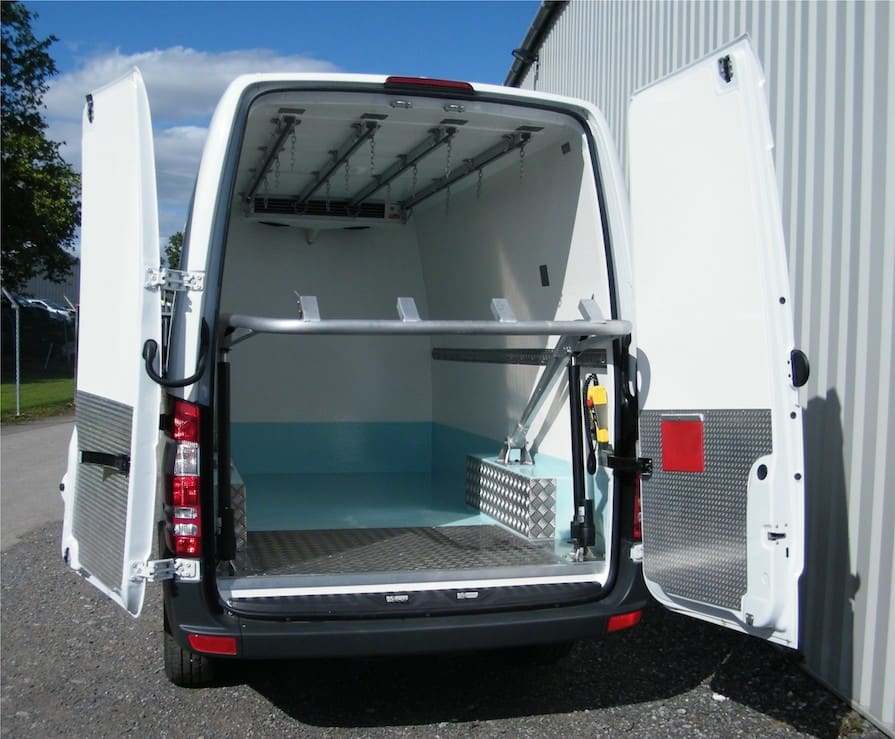 Butchers Van Meat Hoist & Rail System Electric & Lightweight Aluminium